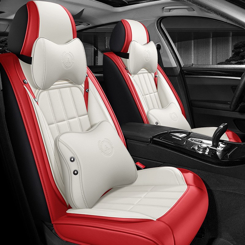 热卖新款汽车坐垫全包围全皮座套四季通N用防水耐脏五座座椅套
