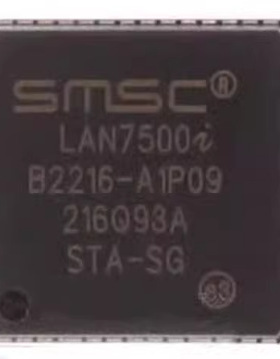 LAN7500I-ABZJ 丝印LAN7500I 封装QFN56以太网桥USB接口控制器芯