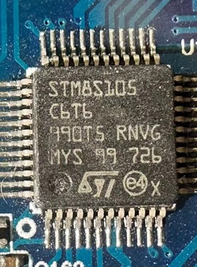 STM8S105C6T6 LQFP-48 16MHz/32KB闪存/8位微控制器-MCU