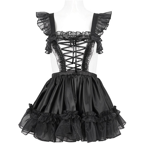 Devil fashion 欧根纱女仆性感连衣裙【SX023】
