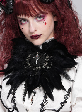 Devil fashion恶魔时尚 扇形羽毛吧唧托【AS245】