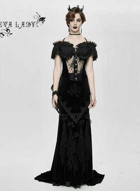 EvaLady 带后摆吊带束身衣【ECST004】