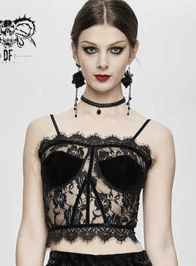 Devil fashion 蕾丝吊带背心【CST005】