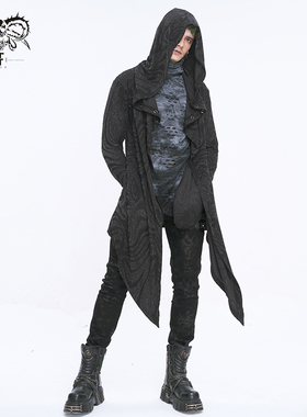 Devil fashion恶魔时尚 暗黑朋克连帽针织外套哥特上衣CT21801/02