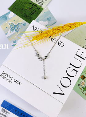 十个勤天麦穗项链999足银礼盒装