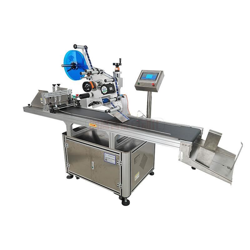 卡片药盒全自动平面贴标机水果盒不干胶标签机纸盒.贴标机厂家