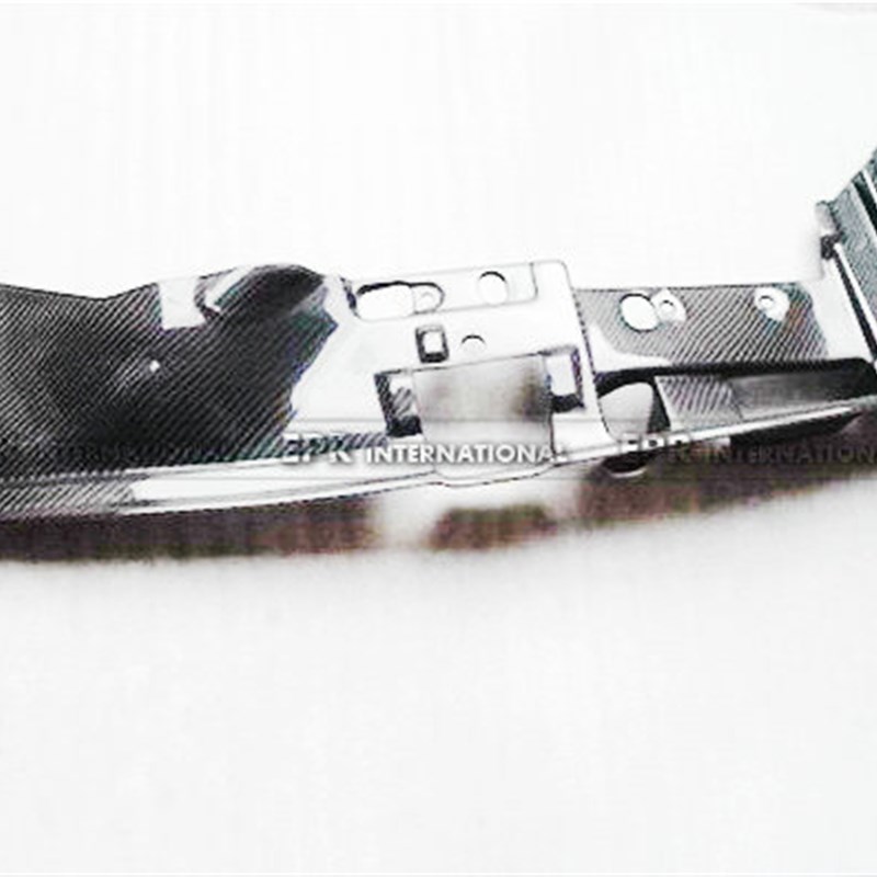 适用三菱Evolution10v 翼神碳纤维改装 前杠水箱隔热片 引擎散热