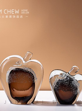 现代轻奢乔迁送h礼家居礼物苹果摆件样板间售楼处儿童房软装家居