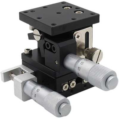 XYZ轴精密位移平台LD60/40三轴手动微调升降工T作台光学移动滑台