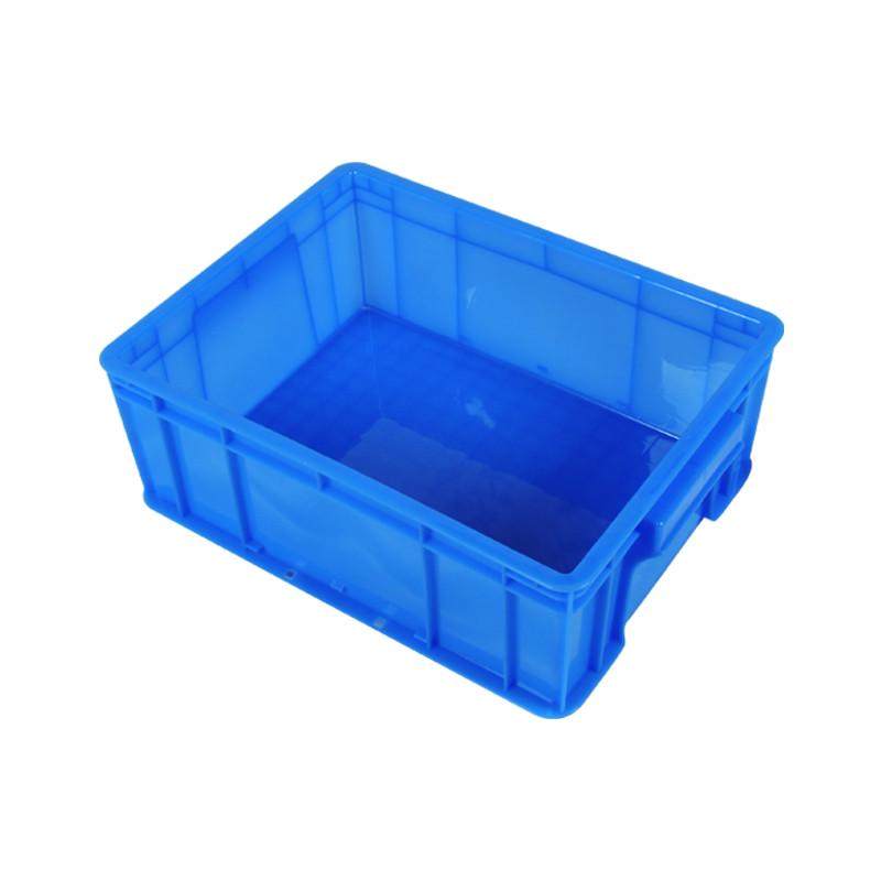 物流带盖塑料周转箱胶框筐子长方形储物收纳胶Q箱五金螺丝零件盒
