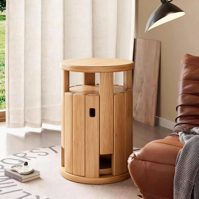 叠叠乐凳子可叠放凳子圆凳实木家用茶几客厅收纳可移动边几餐桌凳