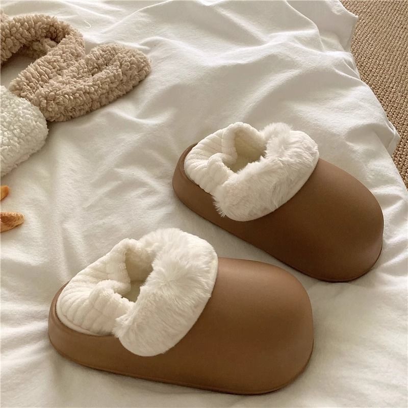 全包高级感棉鞋女款秋冬季家居可外穿加绒保暖舒适懒人棉拖鞋