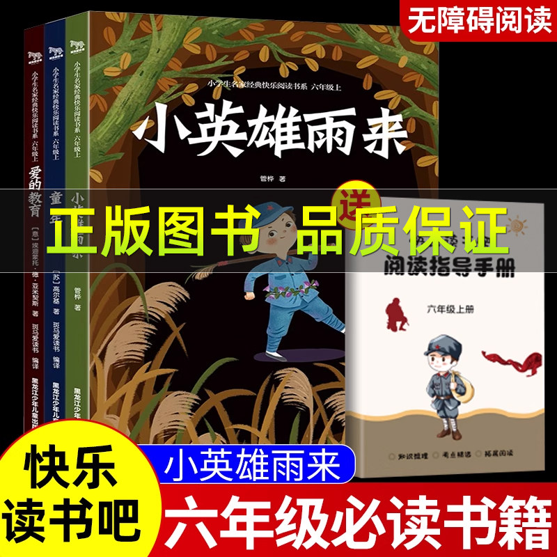 3本小英雄雨来小学生必读课外书