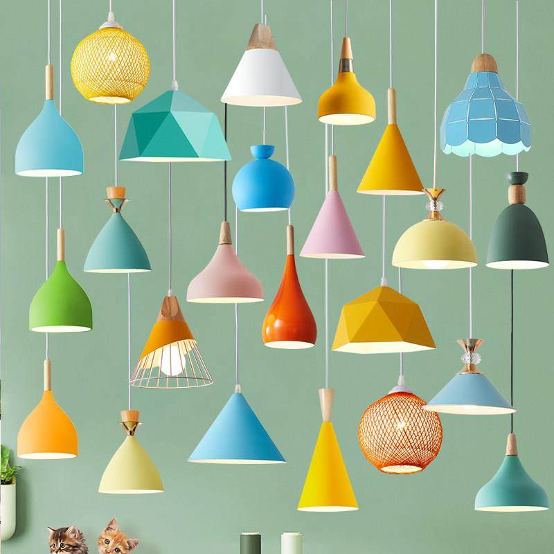 现代简约小吊灯单头北欧办公室饭店餐厅奶茶店铺商用创意个性灯罩,家装灯饰光源,餐厅吊灯,淘宝优惠券,粉丝福利购,淘宝优惠卷
