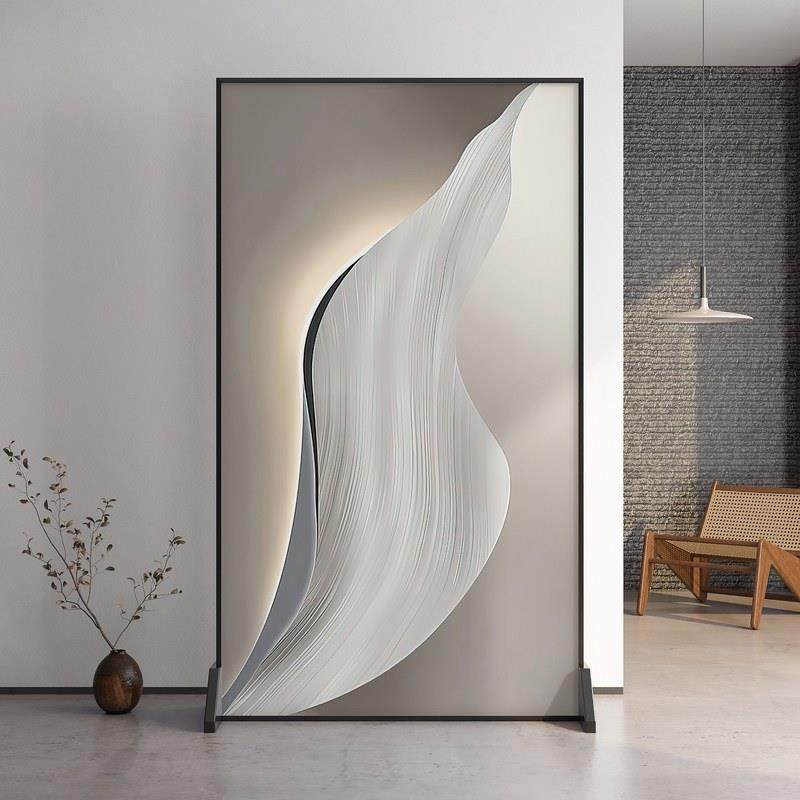 轻奢现代简约屏风隔断客厅入户玄关家用卧室遮挡铝合金可移动座屏,住宅家具,座屏,淘宝优惠券,粉丝福利购,淘宝优惠卷