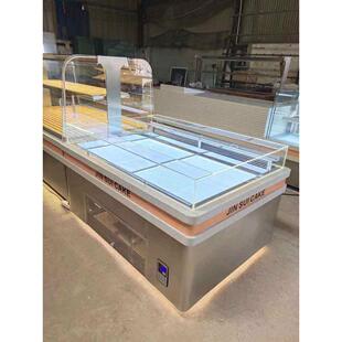 蛋糕店冷柜发光板甜品保鲜柜导光板定制冷柜发光层板展示柜导光板