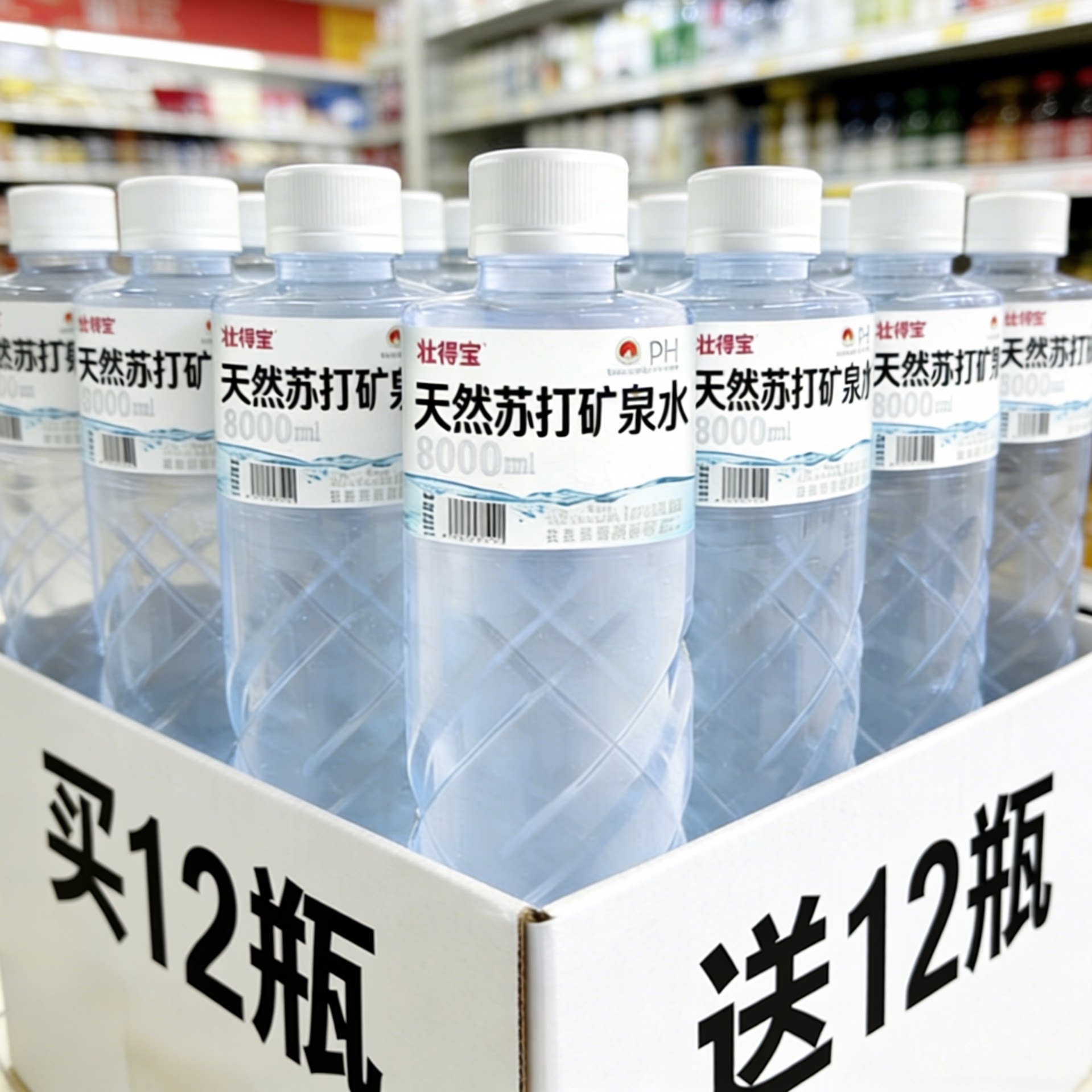 天然苏打矿泉水550ml*24瓶