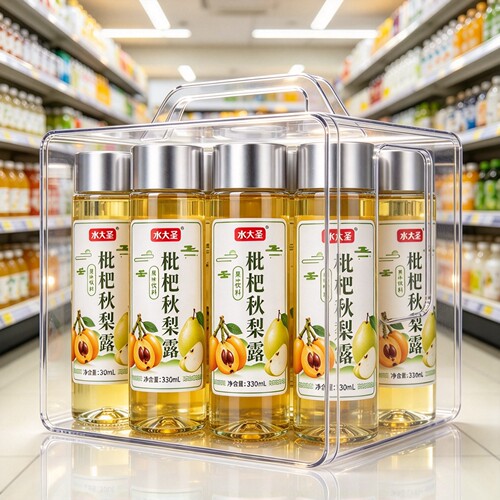 新日期枇杷秋梨露整箱24瓶*330ml装梨汁枇杷汁0糖0脂0卡植物饮料