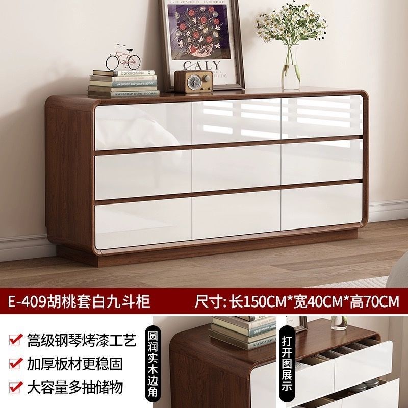 高档轻奢烤漆斗柜k转角梳妆台多层抽屉客厅卧室玄关化妆桌收纳柜