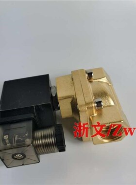 水液用电磁阀DF-25 DF-40 15 2B0 32 50 ZCS-15常闭二通铜体水阀