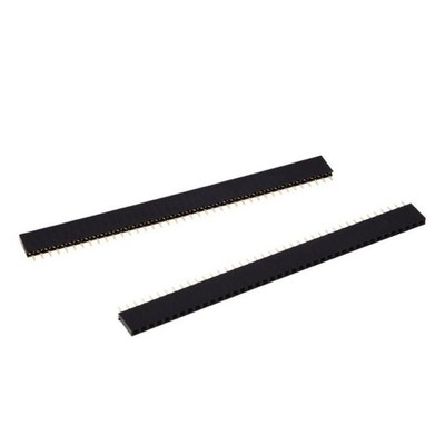 10 Pcs 1X40 Pin 2.54mm Pitch StraighHt Single Row PCB Female
