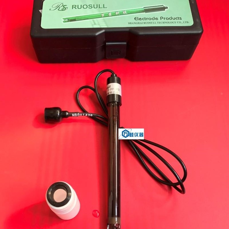 上海罗素E201h-C-9PH覆合电极/塑壳可充式酸度计电极E-201-9PH电