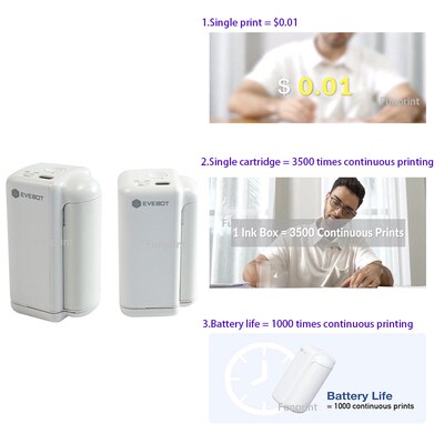 Evebot Handheld Printer Portable Printpen tattoo loXgo inkje