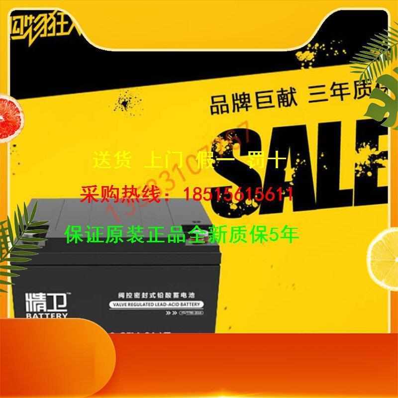 科华精卫系列蓄电池6-GFM-24-YT UPS铅酸免维P护蓄电池12V24ah