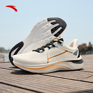 安踏男鞋运动鞋男款冬季飞虹青少年防泼水跑步鞋轻便减震耐磨跑鞋