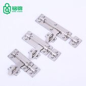 不锈钢不分左右可挂锁加厚木门明装 插销4寸6寸8寸门扣