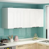 可定制钢琴烤漆镜面吊柜厨房顶柜浴室阳台储物柜收纳柜挂墙柜置物