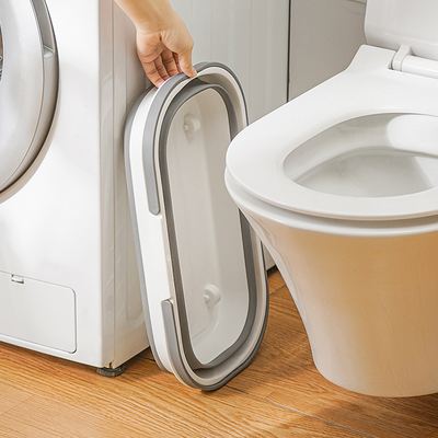 拖把桶长方形可折叠水桶大号带滑轮家用提手储水拖地盆洗涮拖布桶