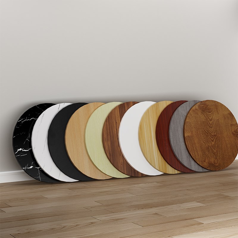 圆桌面板定制家用单独桌面板小圆形临时实木圆桌面台面板茶几木板