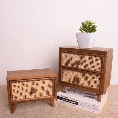 桌面收纳盒子小抽屉式杂物储物盒办公桌书桌上置物架文具箱柜宿舍