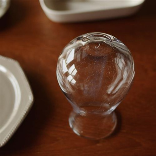收集时光 桌面花瓶玻璃插花器 say游丝玻璃花瓶 Camus 人工吹制