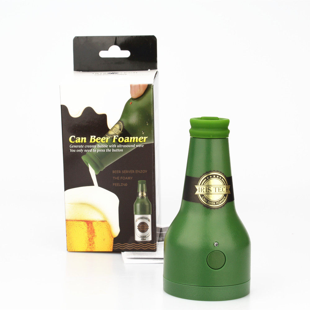 厂家直销酒起泡器便携式家用型啤酒泡沫制造机罐装啤酒起泡器超声