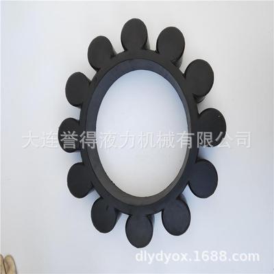 液力耦合器弹性块黑色橡胶材质现货
