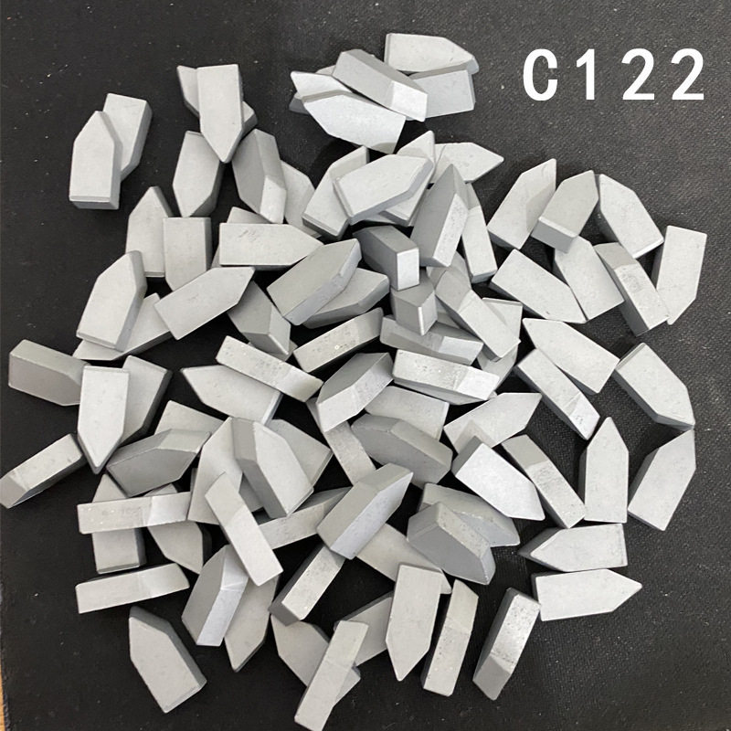 硬质合金焊接刀片C122钨钢刀头YG8耐磨碳化钨螺纹车刀刀头