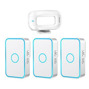 店铺分体式欢迎光临感应器进门商用无线迎宾来人叮咚门铃提醒