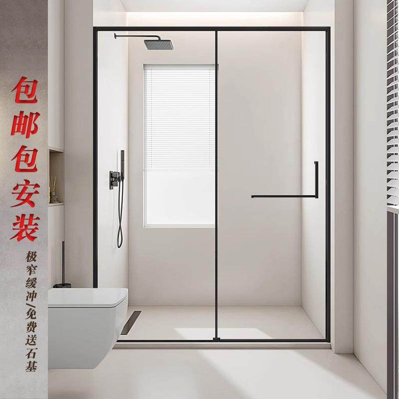 极窄一字型淋浴房不锈钢浴室隔断门干湿分离洗澡间浴室玻璃隔断,家装灯饰光源,其它灯具灯饰,淘宝优惠券,粉丝福利购,淘宝优惠卷