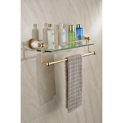 6333A太空铝土豪金化妆台、梳妆台、卫生间置物架一个起批