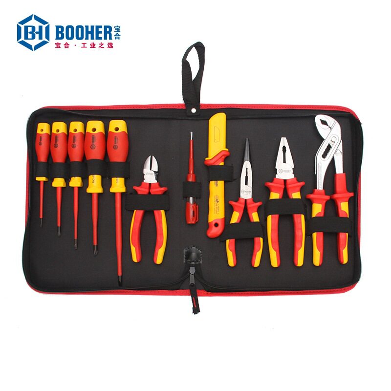 宝合(BOOHER)11件绝缘电工工具组套0200102