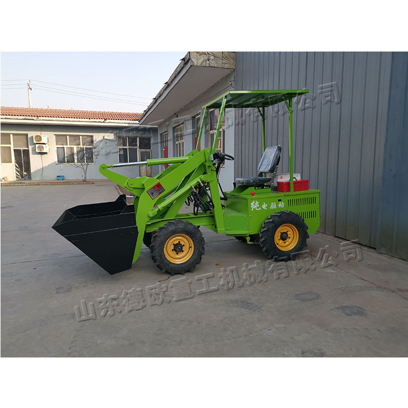 小型轮式电动装载机工程建设砂子石灰铲装机械家用液压柴油小铲车