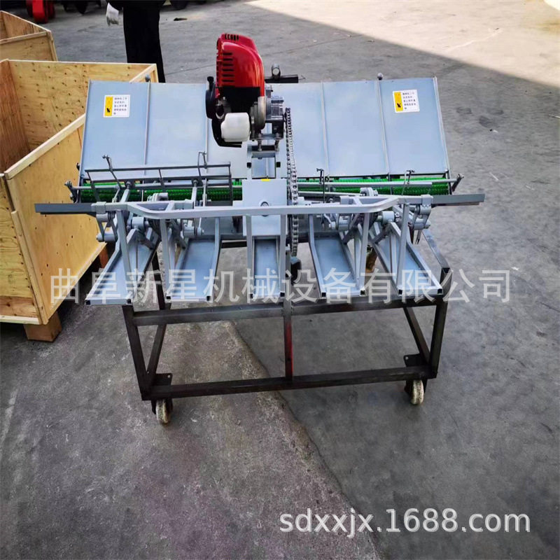 4冲程汽油手扶双行水稻插秧机