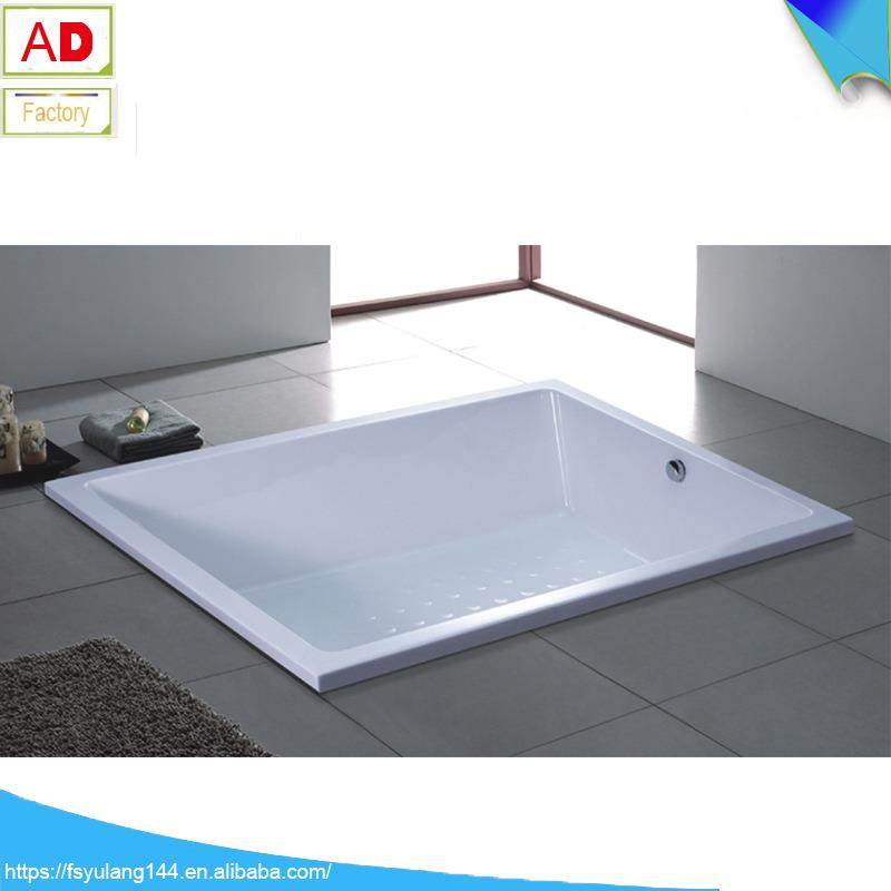 长方形嵌入式1900MM大尺寸泡池温泉浴缸加深多人外贸出口浴缸