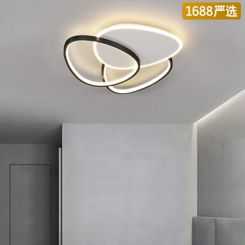 【严选】led吸顶灯北欧现代简约2025年新款时尚极简卧室房间灯具