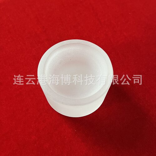 不透明磨砂面乳白石英钵含研钵棒石英研磨钵耐酸碱耐高温