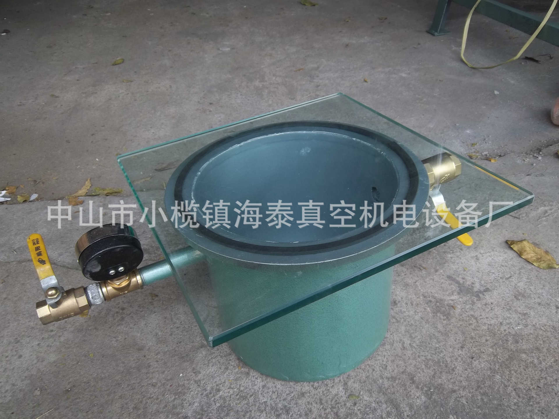 真空脱泡机真空桶小型AB胶水脱泡机玻璃盖真空小桶