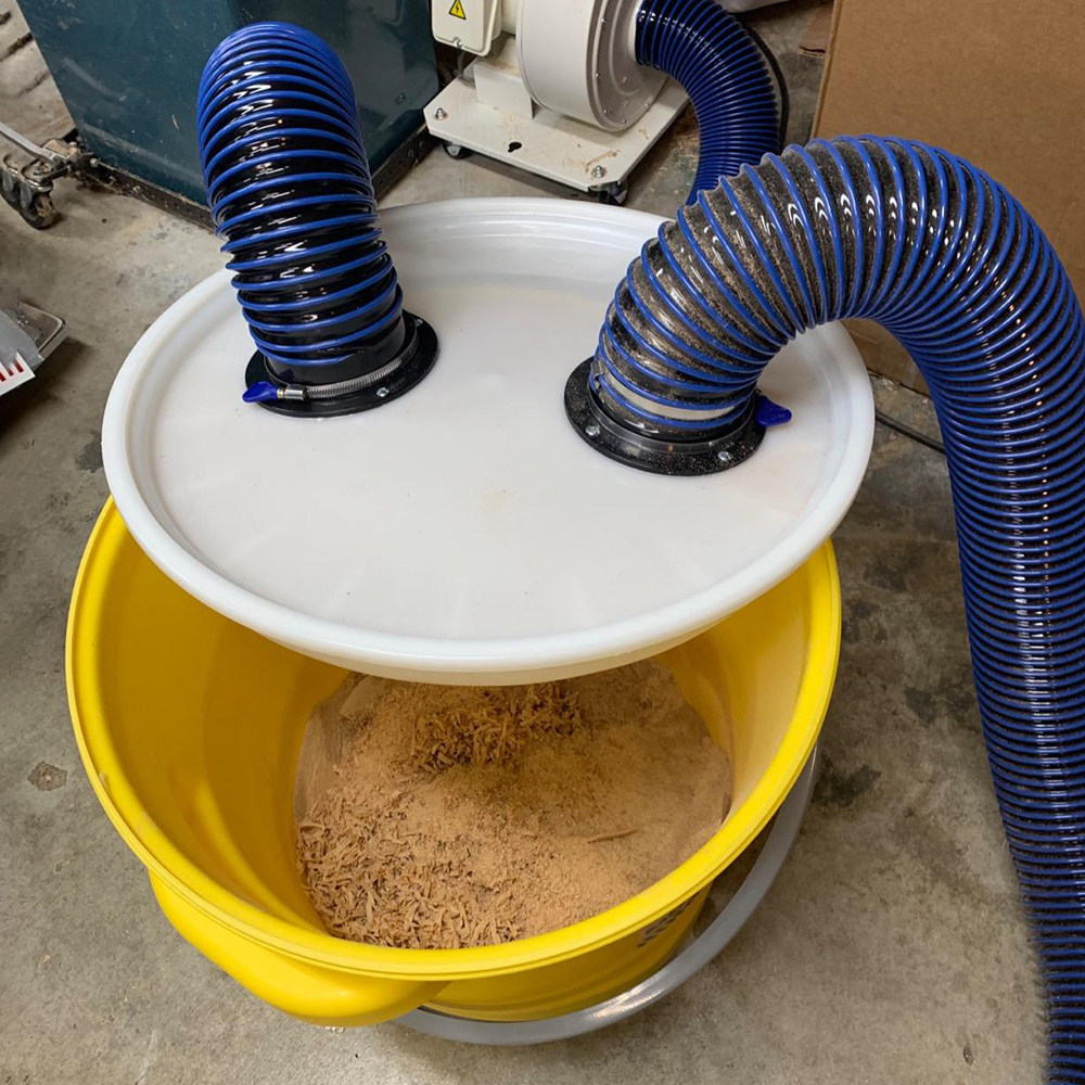 木工集尘大口径旋风集尘器木工雕刻机风机过滤工业打磨吸尘器除尘