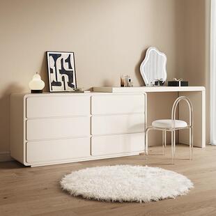 化妆桌一体轻奢烤漆梳妆桌其他绢花客厅通用支架结构成年实木内贸